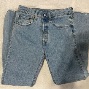 Levi’s light blue straight jeans